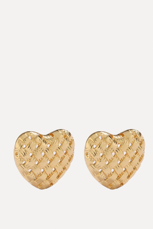 Capri Heart Studs from Emma Pills