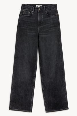 Luxury High Waisted Wide Leg Jeans from Marks & Spencer