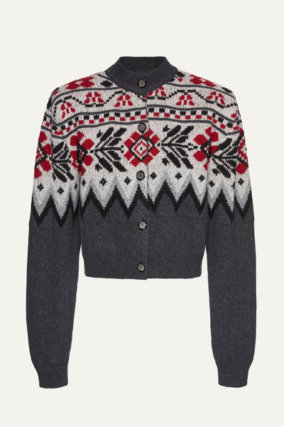 Fair Isle Cashmere Cardigan from Magda Butrym