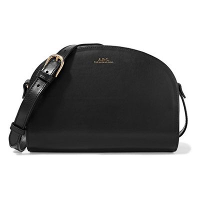 Demi-Lune Leather Shoulder Bag from A.P.C.