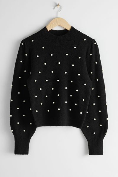 Puff Dot Puff Sleeve Sweater from & Other Stories