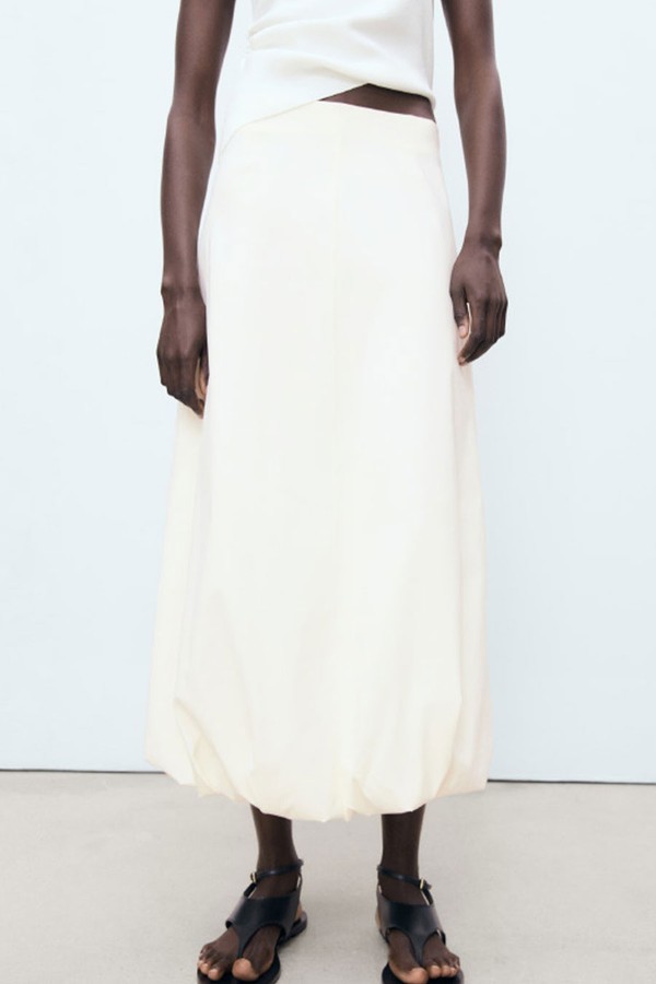 Long Balloon Skirt from Mango