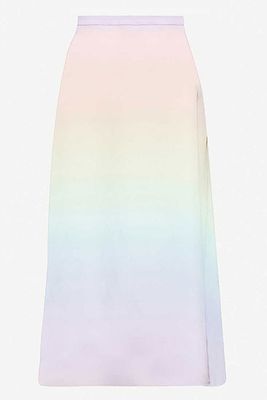 Penelope Silk-Satin Midi Skirt from Olivia Rubin