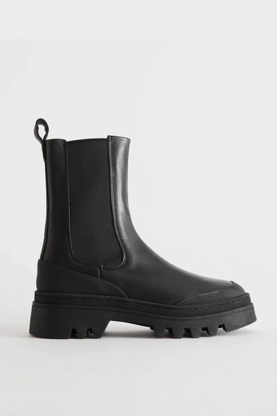 Chunky Chelsea Leather Boots from & Other Stories