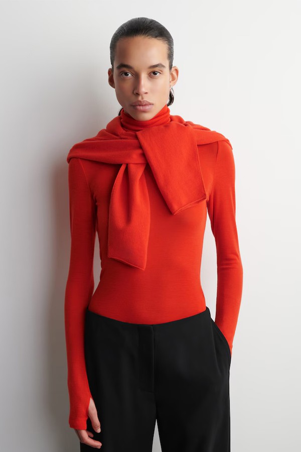 Wool High-Neck Top from COS