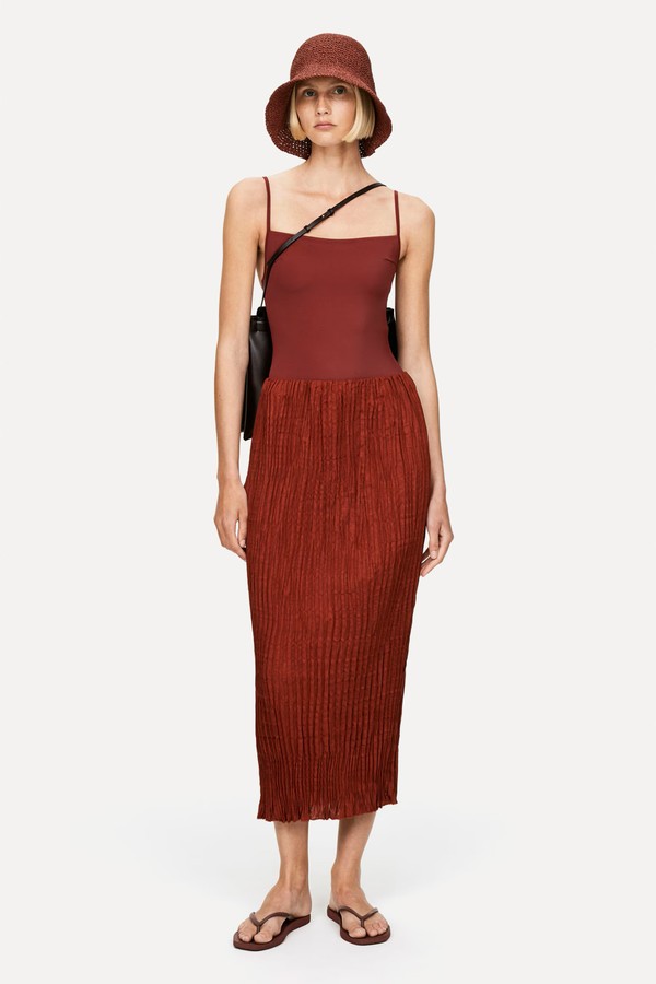 Crinkled Skirt