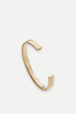 886 Bold Poem Cuff In 9ct Yellow Gold 