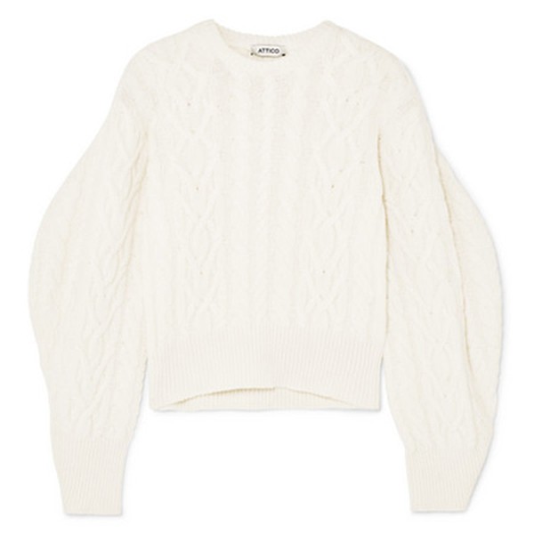 Cable-Knit Wool Sweater from Attico