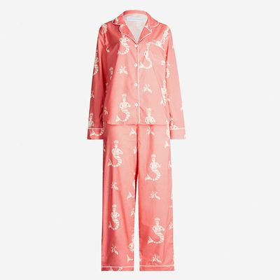 Sirena Cotton-Poplin Pyjama Set from Desmond & Dempsey