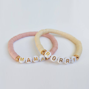 Personalised Beaded Bracelet from LidABijou