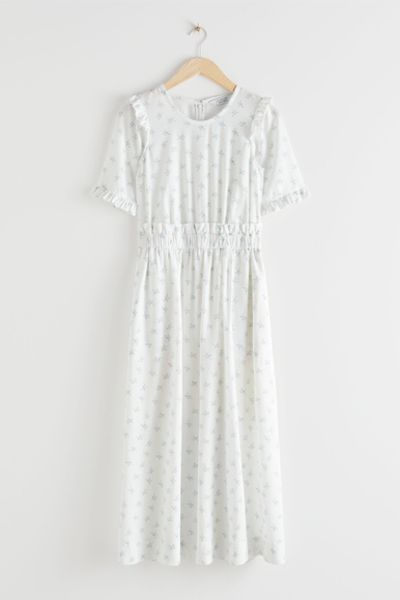 Lyocell Blend Ruffle Maxi Dress from & Other Stories