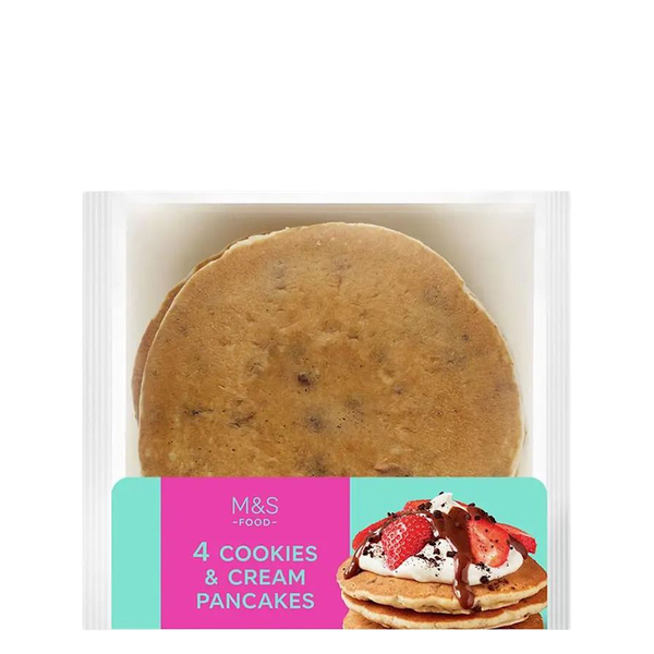 4 Cookies & Cream Pancakes from Marks & Spencer