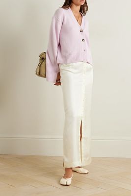 Wool and Cashmere-Blend Cardigan from Allude