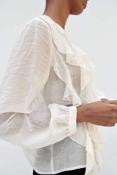 Blouse With Ruffles