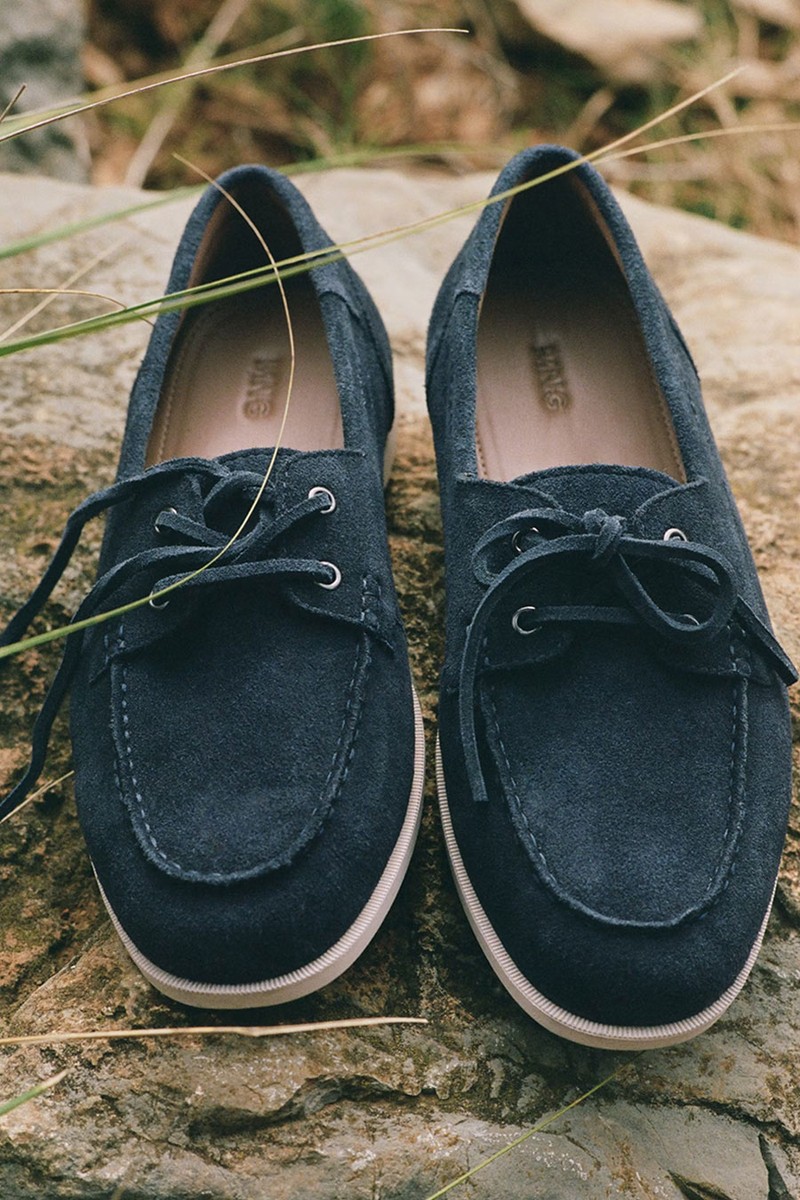 Suede Nautical Shoes from Mango