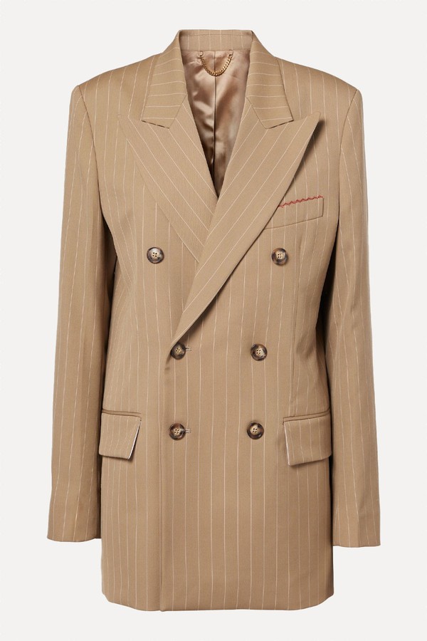 Pinstripe Virgin Wool Blazer from Victoria Beckham