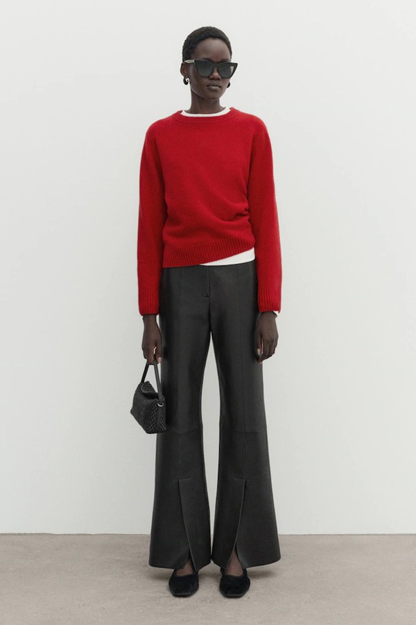Wool & Cashmere Blend Knit Sweater  from Massimo Dutti