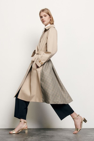 TrenchCoat With Insert At The Back from Sandro