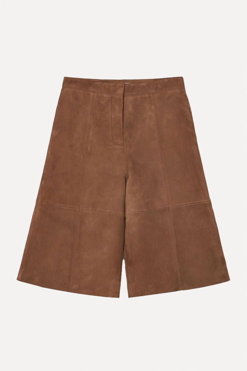 Longline Suede Shorts from COS
