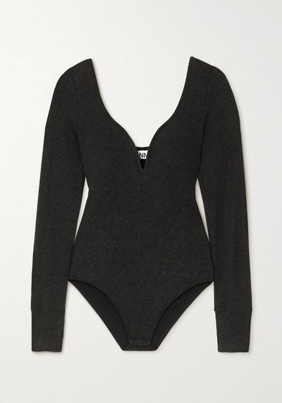 Stretch-Jersey Bodysuit from Ganni