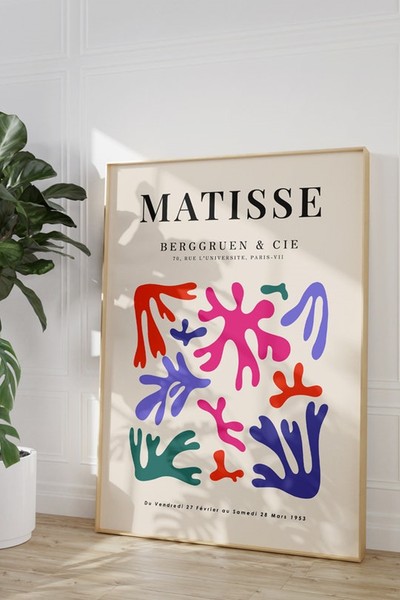 BLUE PINK WALL ART from MATISSE