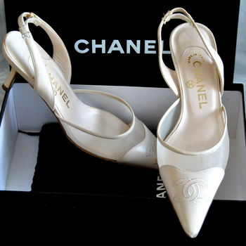 Sling Back Kitten Heels from Chanel