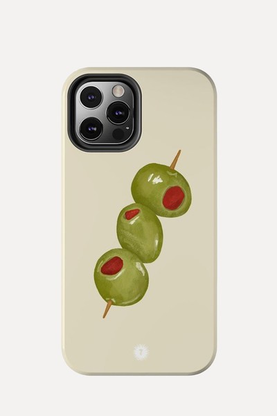 Cream Olive Painting Phone Case from Thursdays Child Art