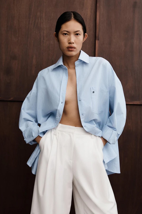 Rhea Oversized Cotton Shirt from Dissh