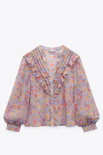 Floral Print Blouse from Zara