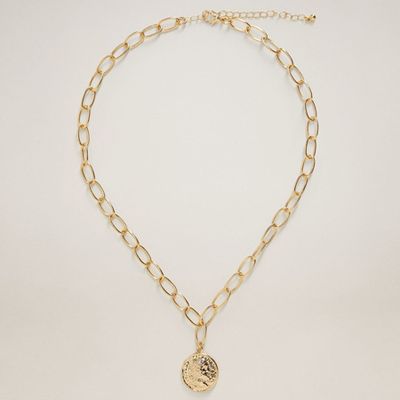 Coin Pendant Necklace from Mango