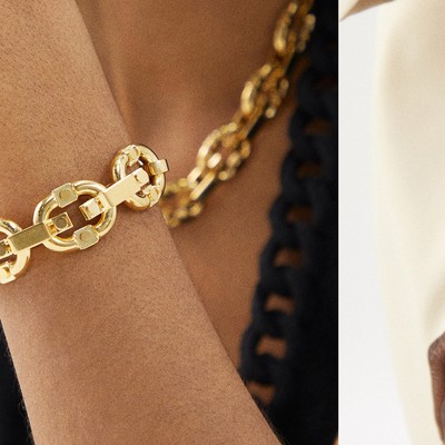 Chunky Gold Bracelets We Love