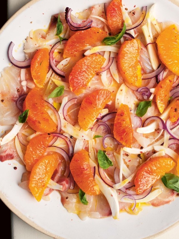 Seabass, Orange & Fennel Crudo