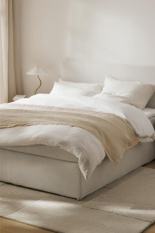 Corduroy Upholstered Bed Dream With Storage Space