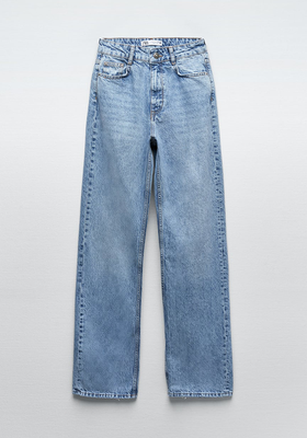 High-Rise Full Length Jeans from Zara