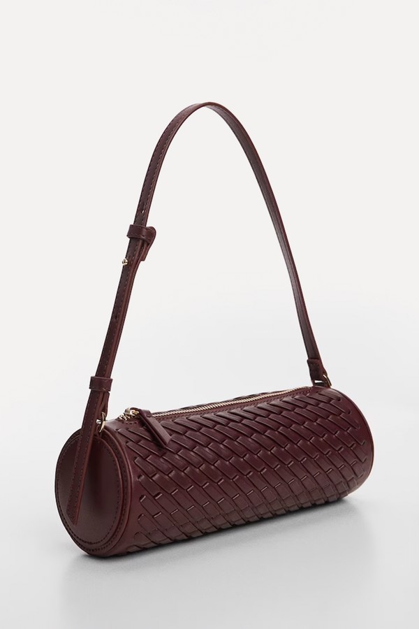 Braided Cylindrical Bag from Mango