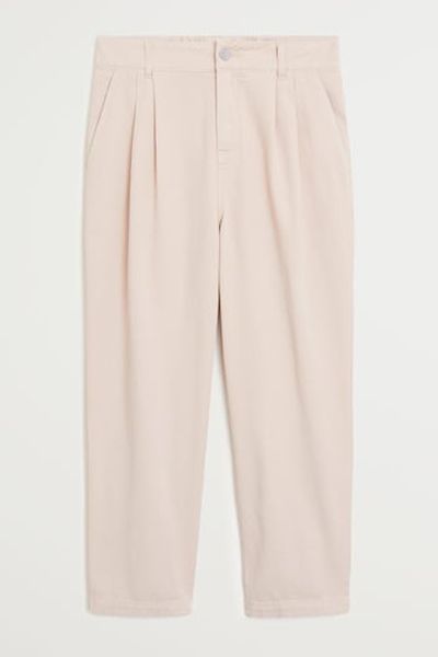 Relaxed Cotton Trousers from Mango
