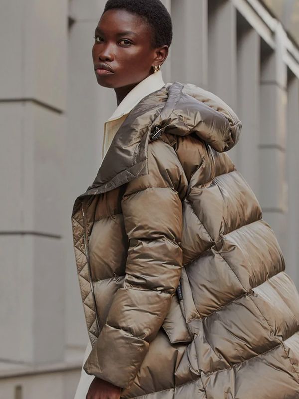 Oversized Puffer Jacket Oversize Parka Thick Puffa Down Coat Jacket Women  Oversized Padded Winter Jacket Winter Parka Belted Coat 