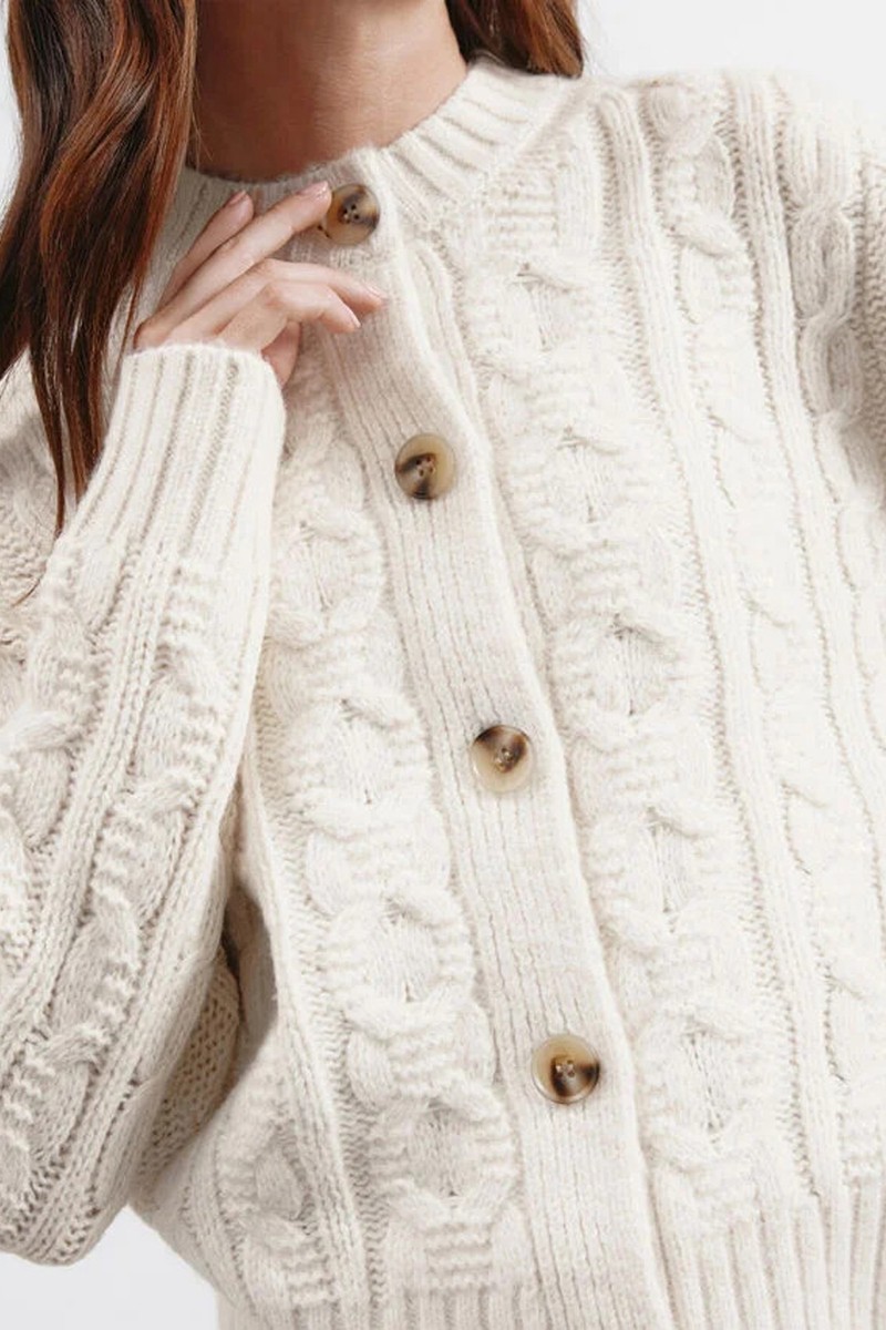 Cable Cardigan from Albaray