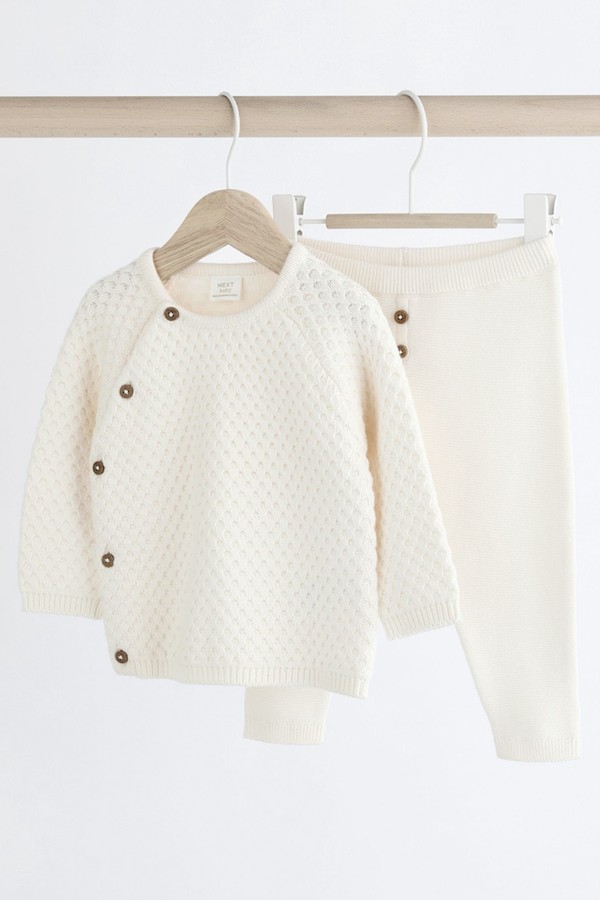Knitted Jumper & Trousers Baby Set from Next 