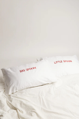 Big Spoon Little Spoon Pillow Cases from La Jambu