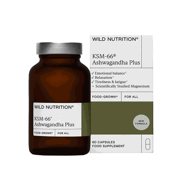 Food-Grown® KSM-66 Ashwagandha Plus from Wild Nutrition