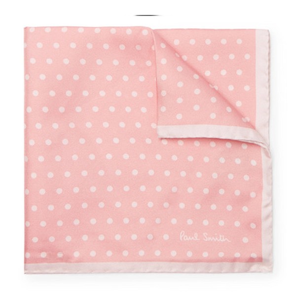 Polka-Dot Silk-Twill Pocket Square from Paul Smith