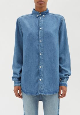 Relaxed-Fit Lyocell Denim Shirt  from Raey