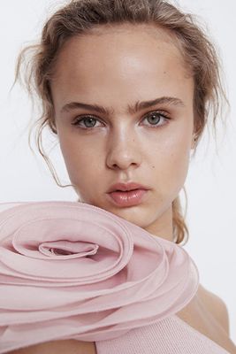 Asymmetric Floral Top from Zara