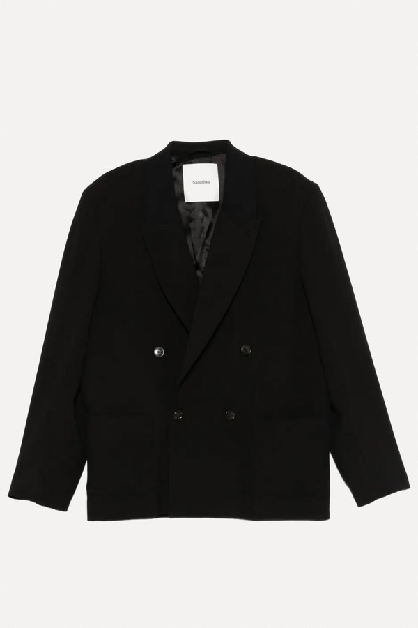 Anselm Double-Breasted Blazer from Nanushka