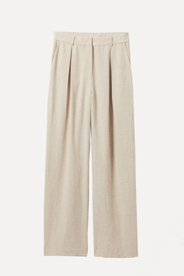 Lilah Linen Mix Trousers from Weekday