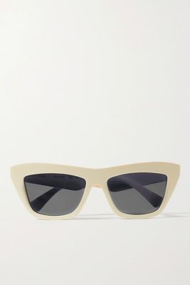 Cat-Eye Acetate Sunglasses from Bottega Veneta