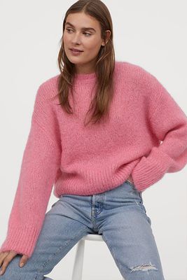 Knitted Wool-Blend Sweater from H&M