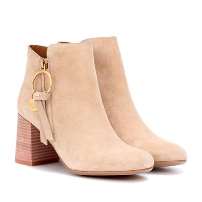Louise Suede Ankle Boots  from See by Chloé 
