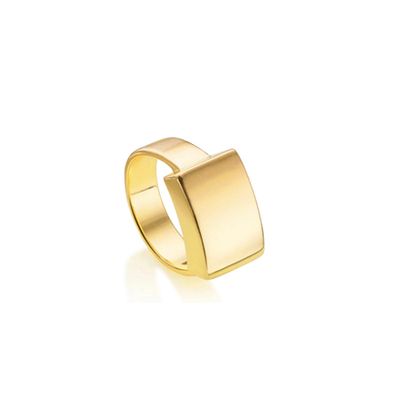 Linear Large Plain Ring from Monica Vinader